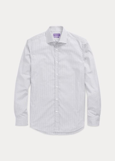 Ralph Lauren Checked Cotton Skjorter Herre Danmark (QBIGY1347)